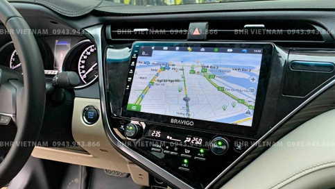 Màn hình DVD Android liền camera 360 xe Toyota Camry 2019 - nay | Bravigo Ultimate (6G+128G)  